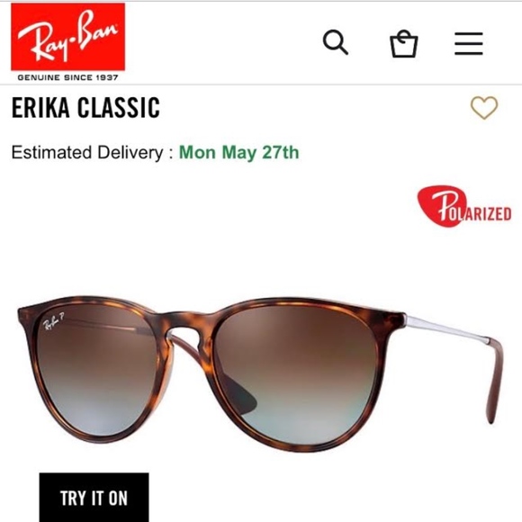 Ray Ban Erika Polarized Sunglasses main image 4